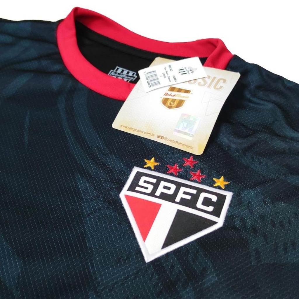 Imagem 4 do produto Camisa do São Paulo Retrô Mania Classic Símbolo - Masculina