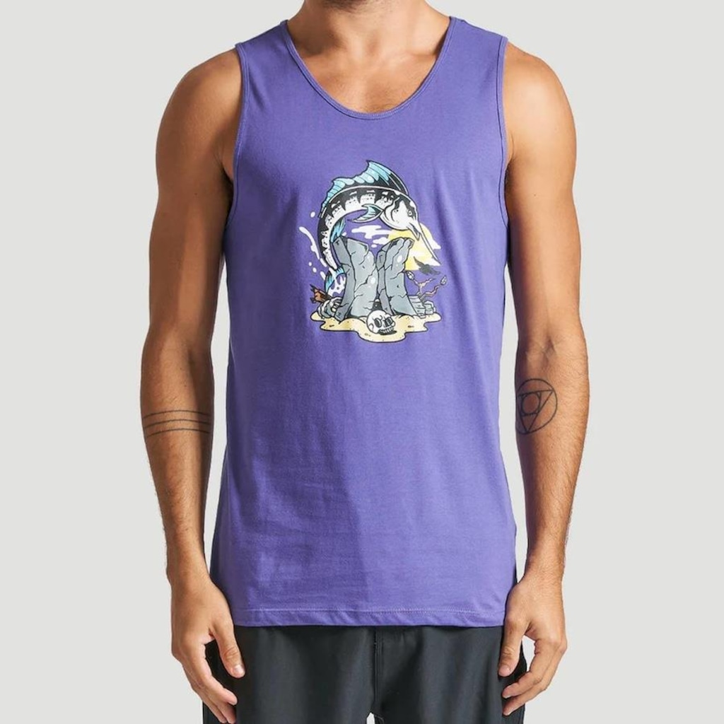 Camiseta Regata Hurley Bedrock - Masculina