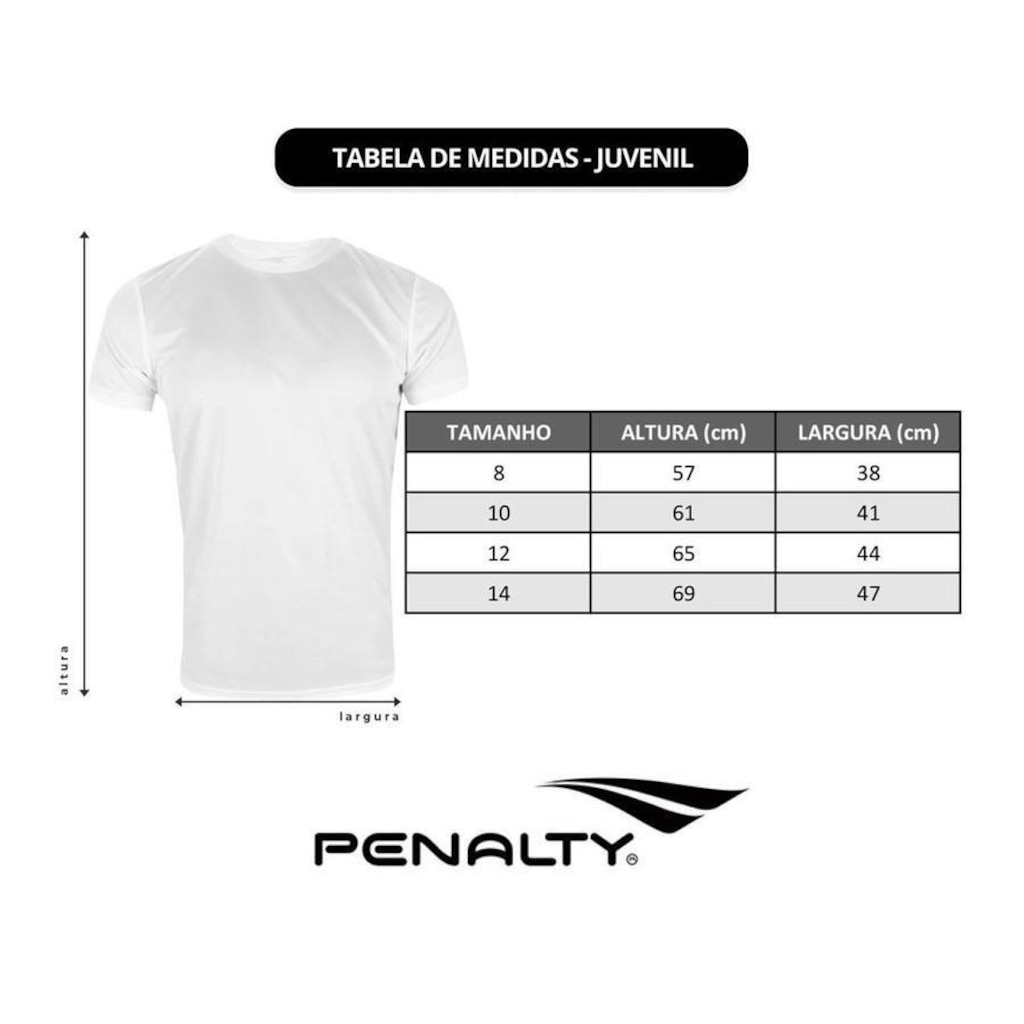 Camiseta Penalty X + Calção Penalty X - Infantil