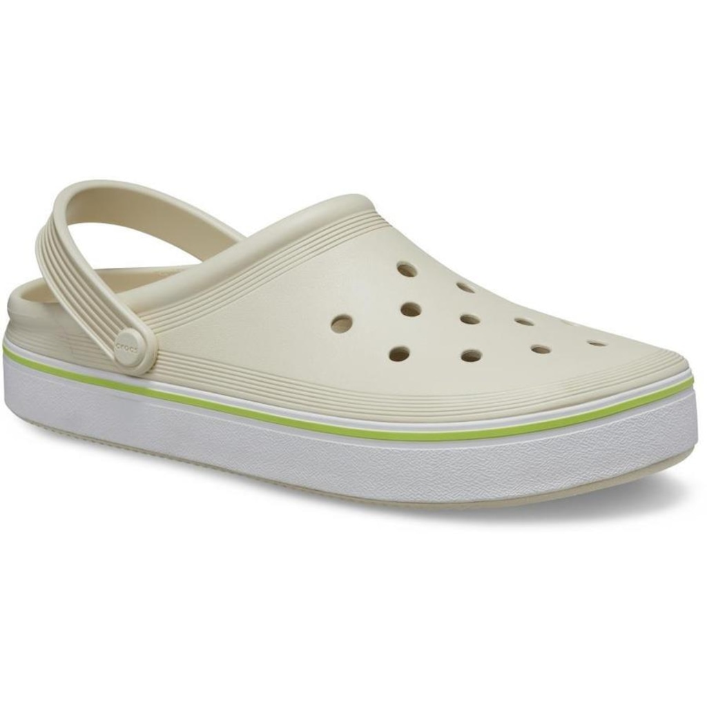 Imagem 2 do produto Sandália Crocs Off Court Clog Bone - Unissex