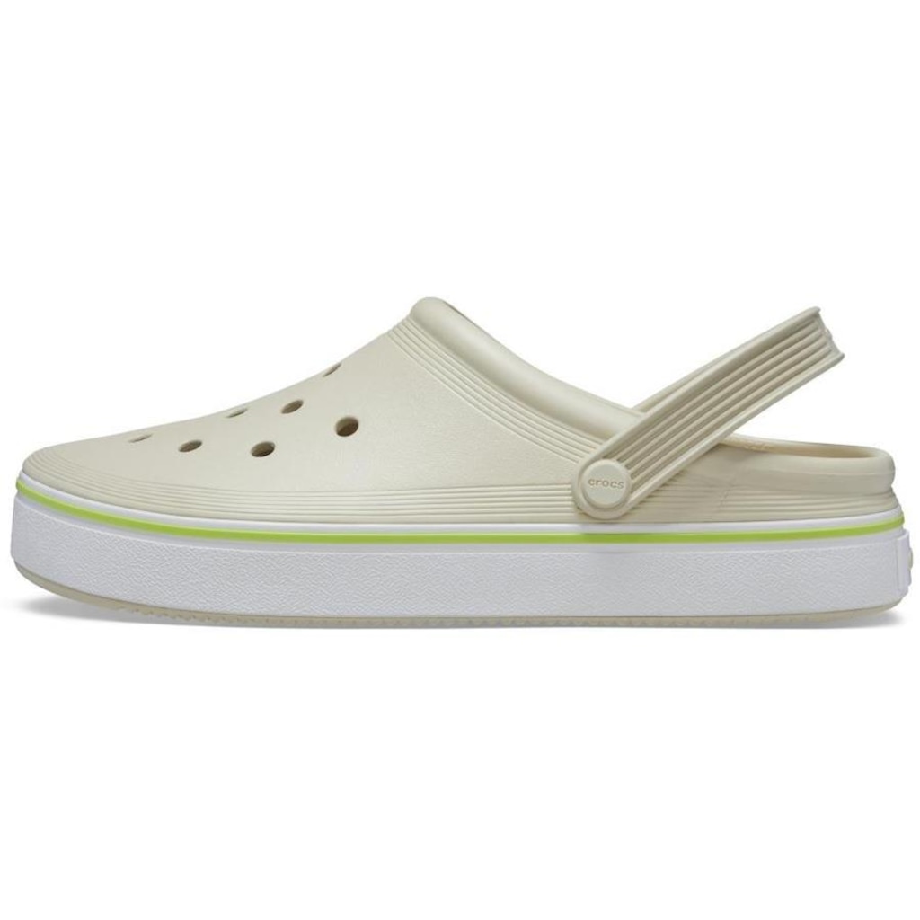 Imagem 3 do produto Sandália Crocs Off Court Clog Bone - Unissex