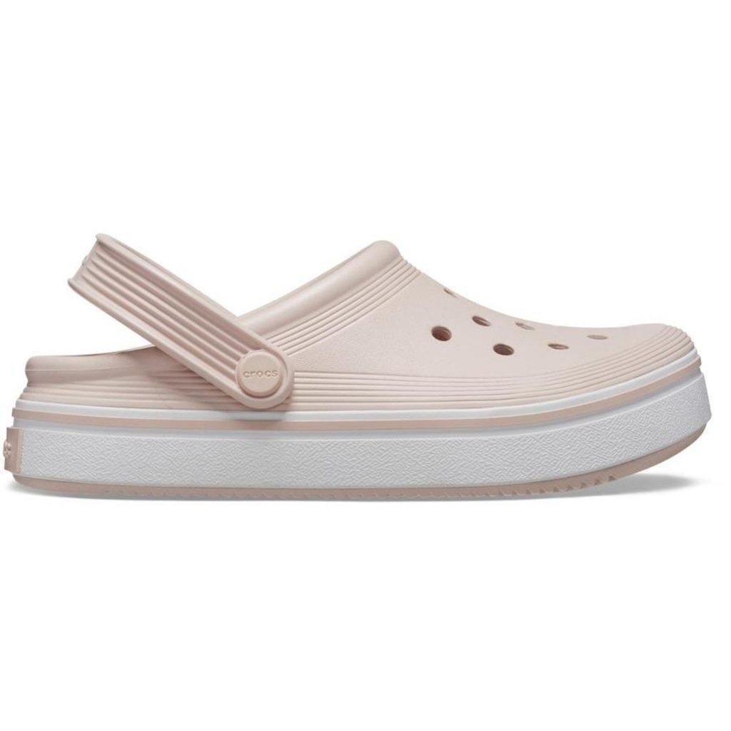 Sandália Crocs Off Court Clog T Quartz - Unissex - Foto 1
