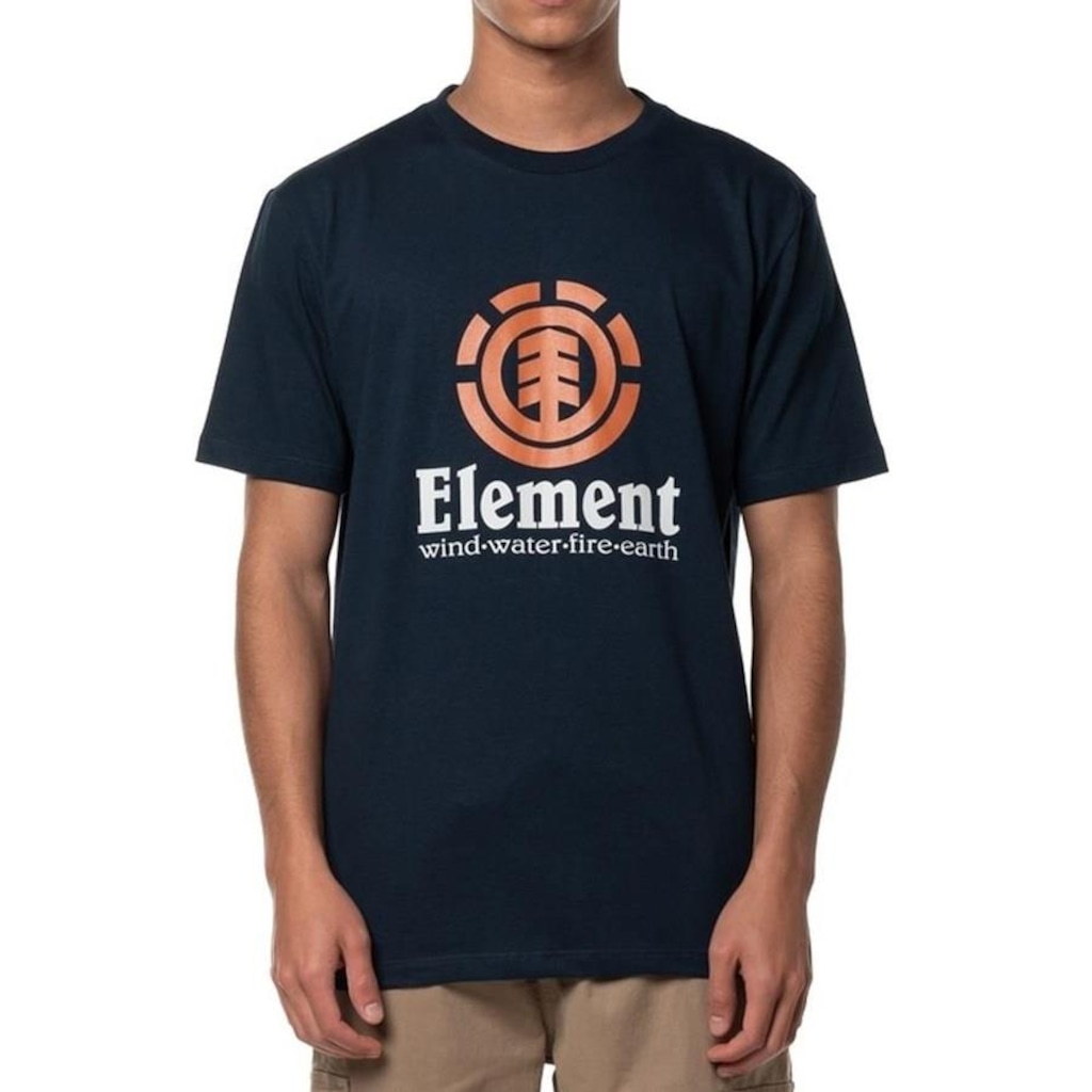 Camiseta Element Vertical Color - Masculina