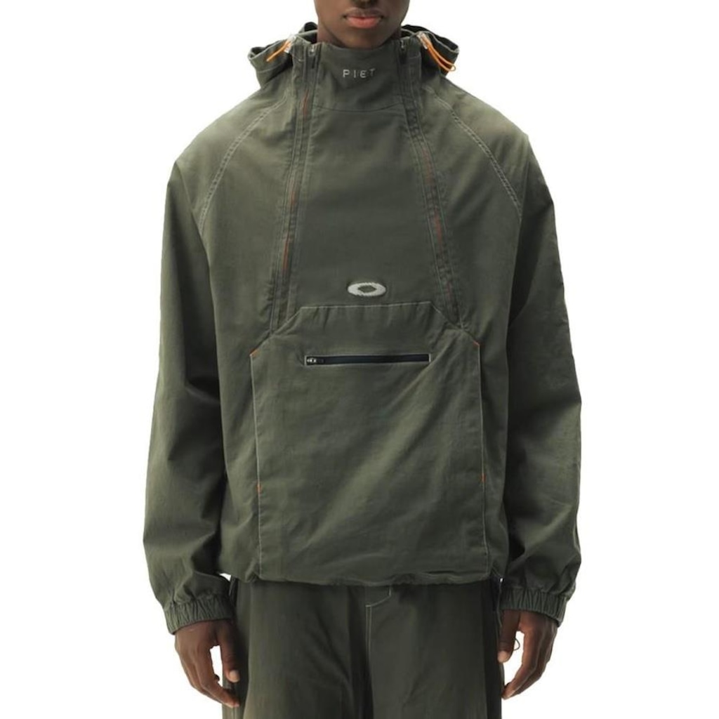 Jaqueta com Capuz Oakley Piet Night Olive - Masculina - Foto 1