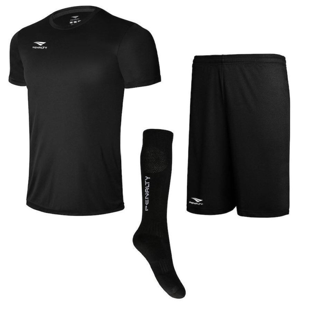 Camiseta Penalty X + Calção + Meião Penalty Matís Viii - Infantil