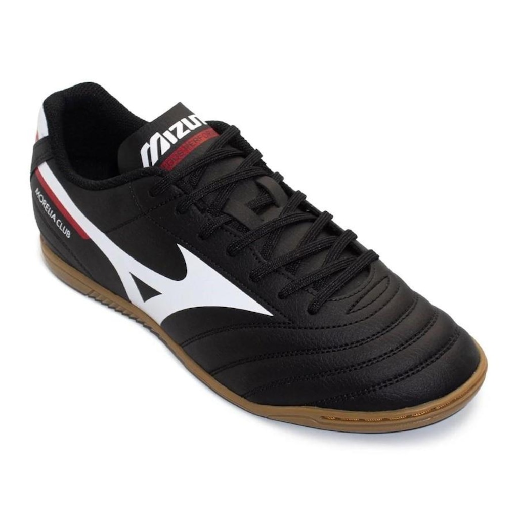 Imagem 2 do produto Chuteira Futsal Mizuno Morelia Club In + Meião Color Sports - Adulto