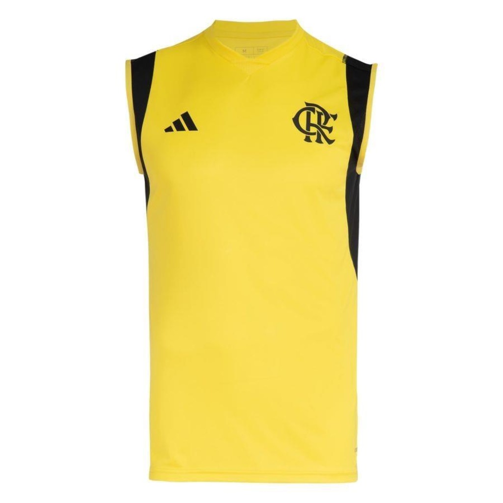 Camiseta Regata do Flamengo Treino Atleta adidas - Masculina - Foto 1