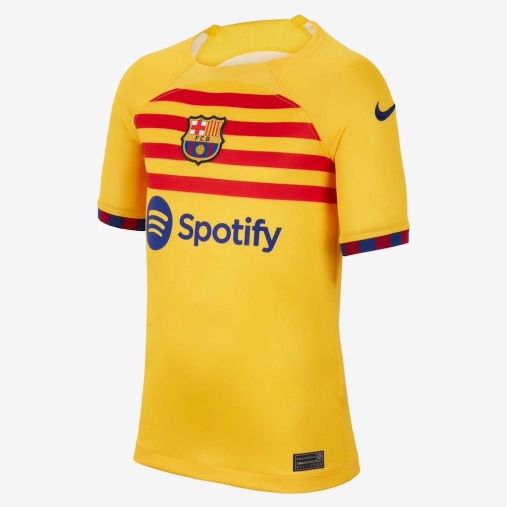 Camisa Barcelona Iv 2023/24 Torcedor Pro Nike - Infantil