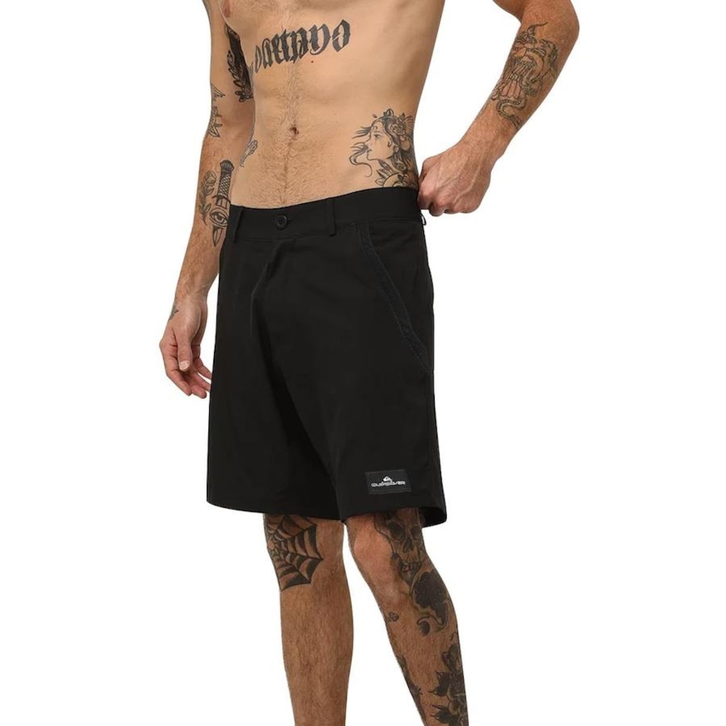 Imagem 3 do produto Bermuda Walk Quiksilver Hybrid Solid - Masculina