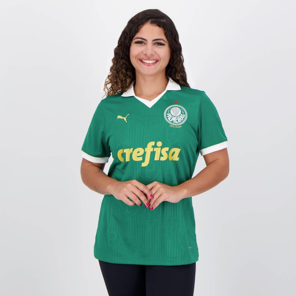 Camisa 1 do Palmeiras 2024 Puma - Feminina - Foto 1