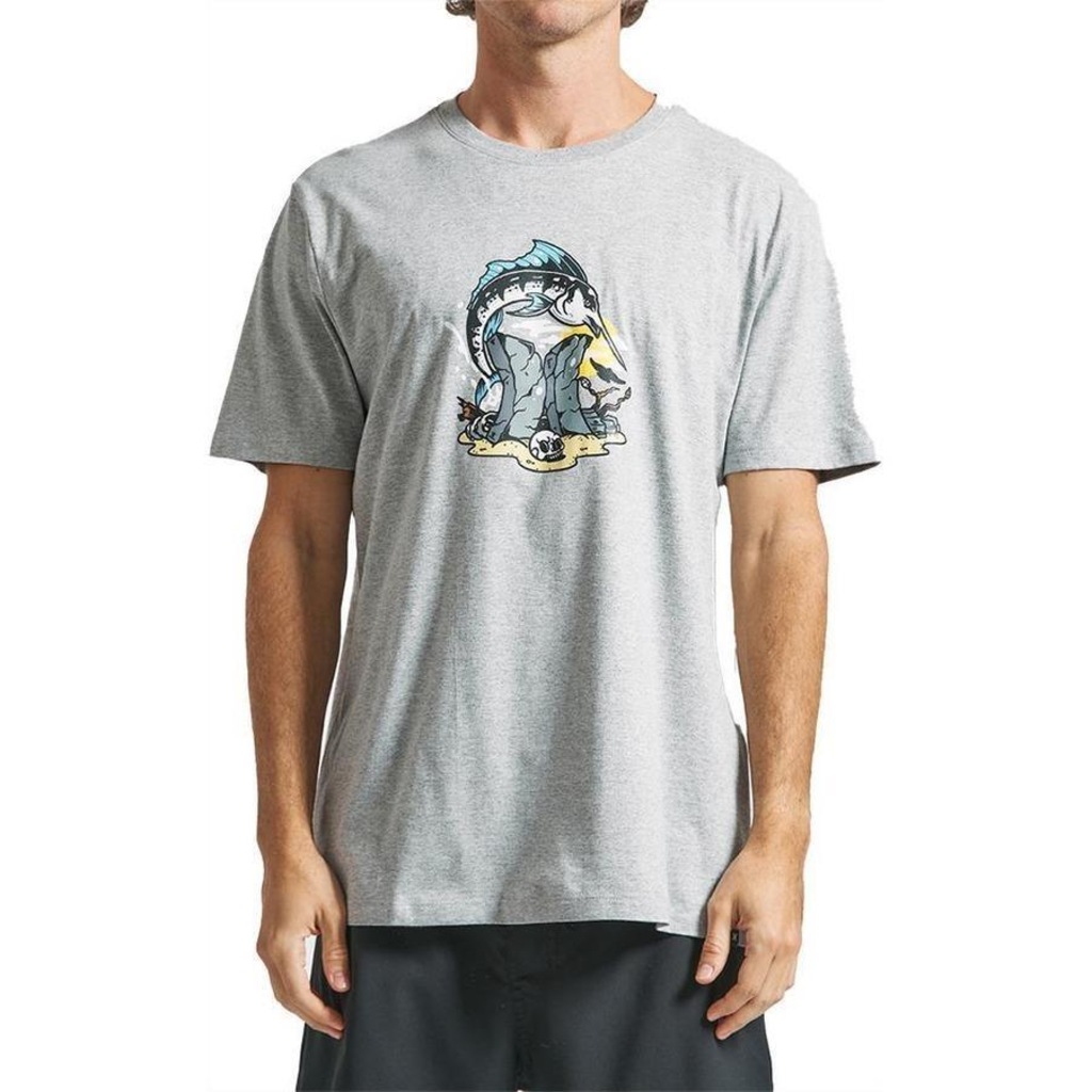 Camiseta Hurley Bedrock Sm24 - Masculina