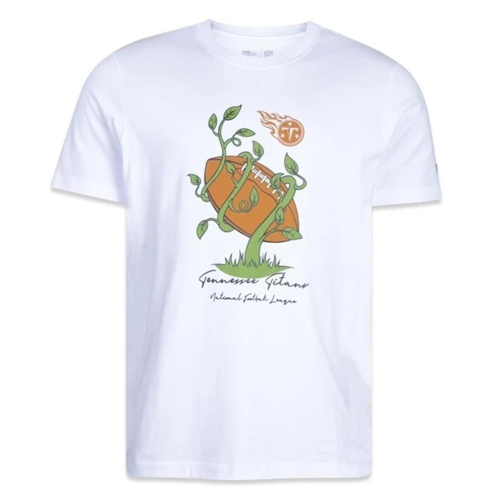 Camiseta New Era Tennessee Titans Rooted Nature - Masculina