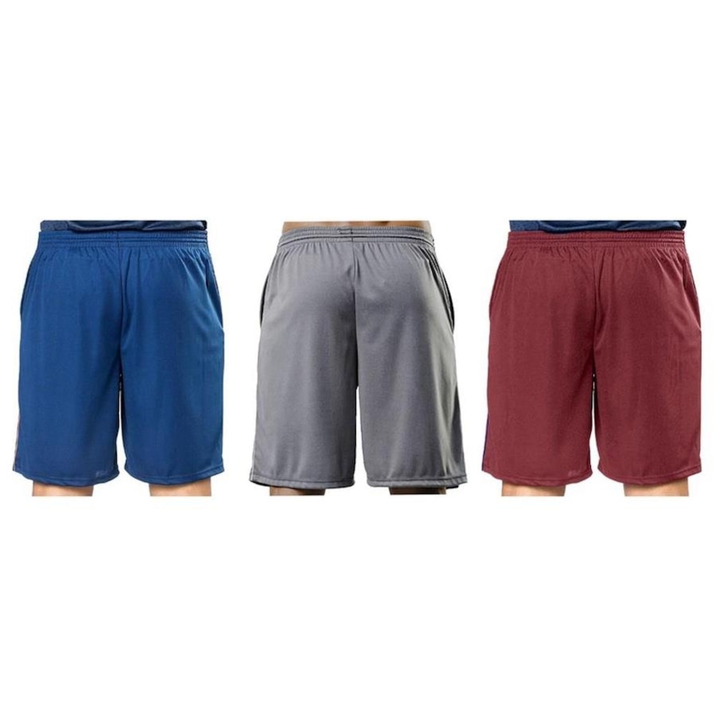 Imagem 2 do produto Kit Bermuda Elite Comfort - 3 Unidades - Masculina