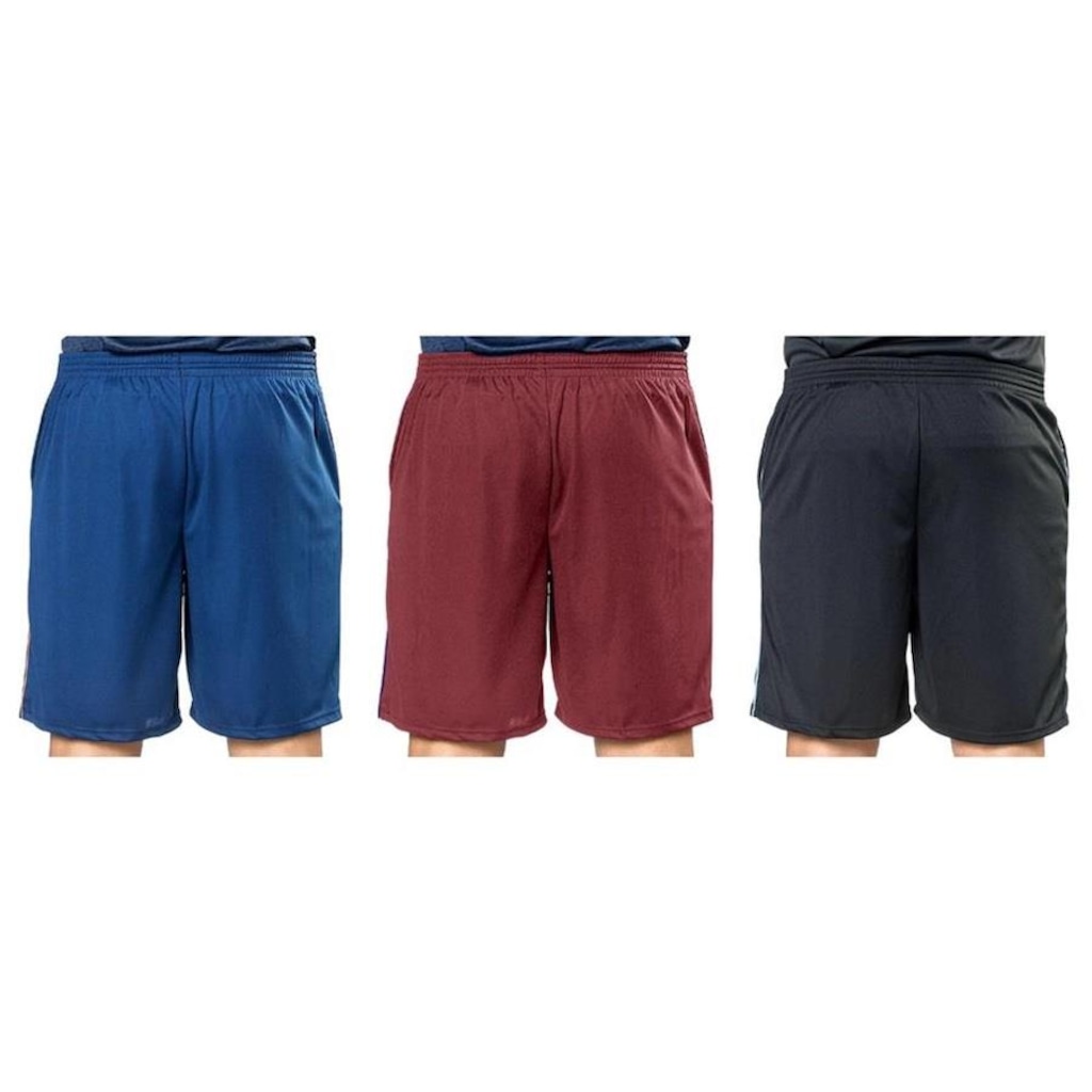 Imagem 2 do produto Kit Bermuda Elite Comfort - 3 Unidades - Masculina