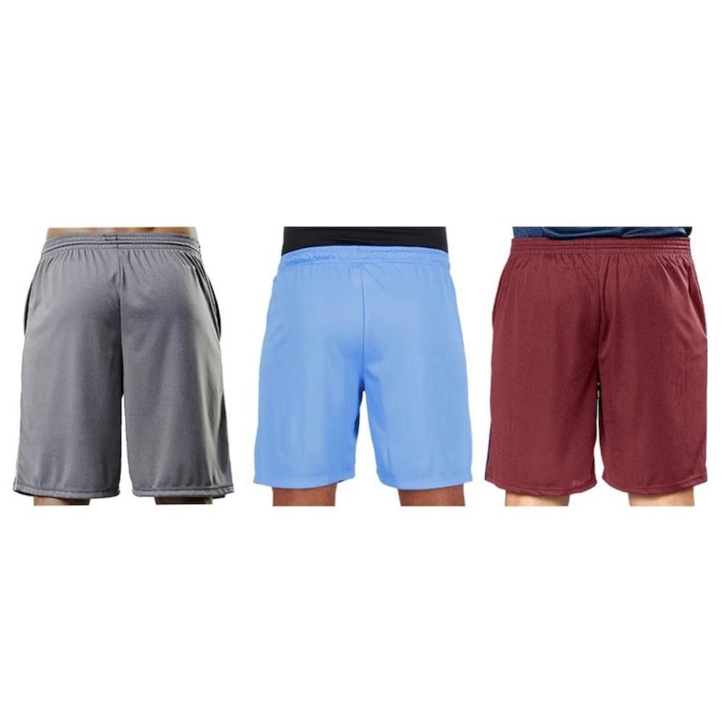 Imagem 2 do produto Kit Bermudas Elite Comfort - 3 Unidades - Masculina