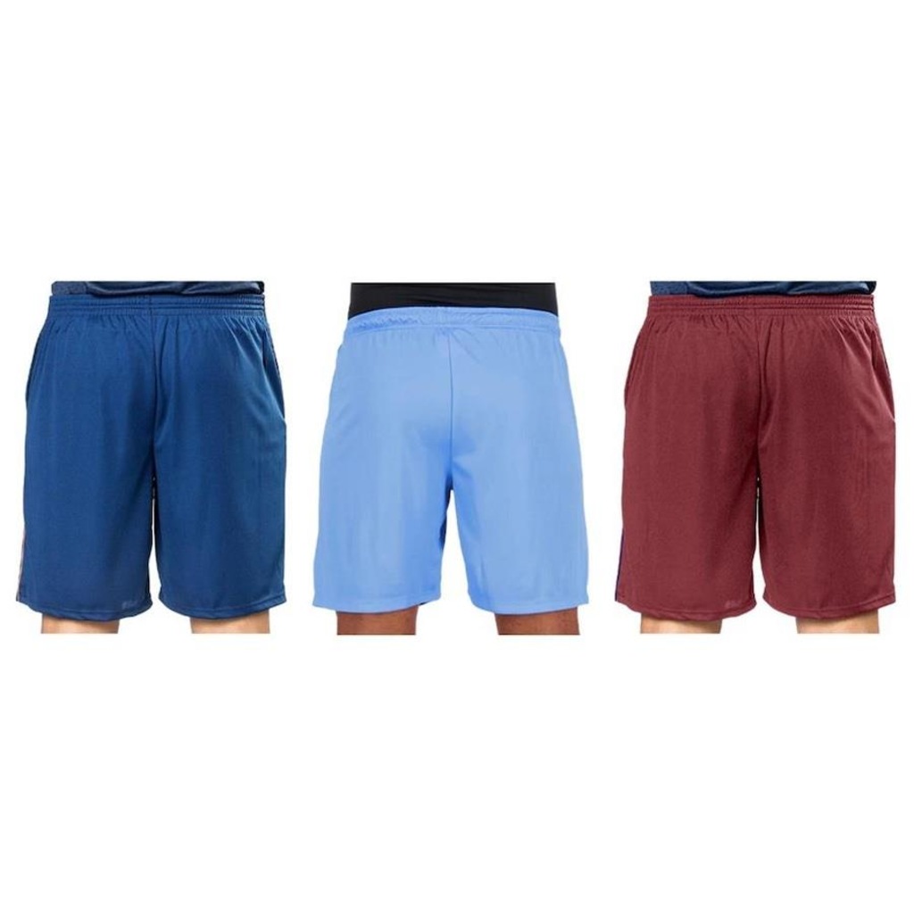 Imagem 2 do produto Kit Bermudas Elite Comfort - 3 Unidades - Masculina