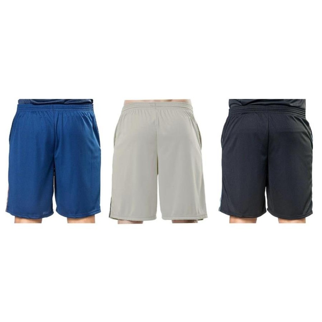 Imagem 2 do produto Kit Bermuda Elite Comfort - 3 Unidades - Masculina