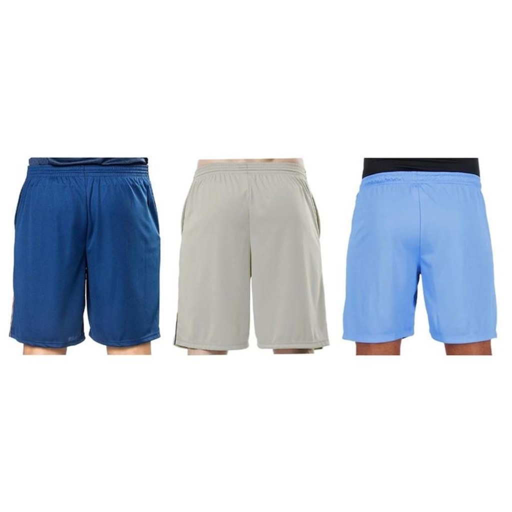Imagem 2 do produto Kit Bermudas Elite Comfort - 3 Unidades - Masculina