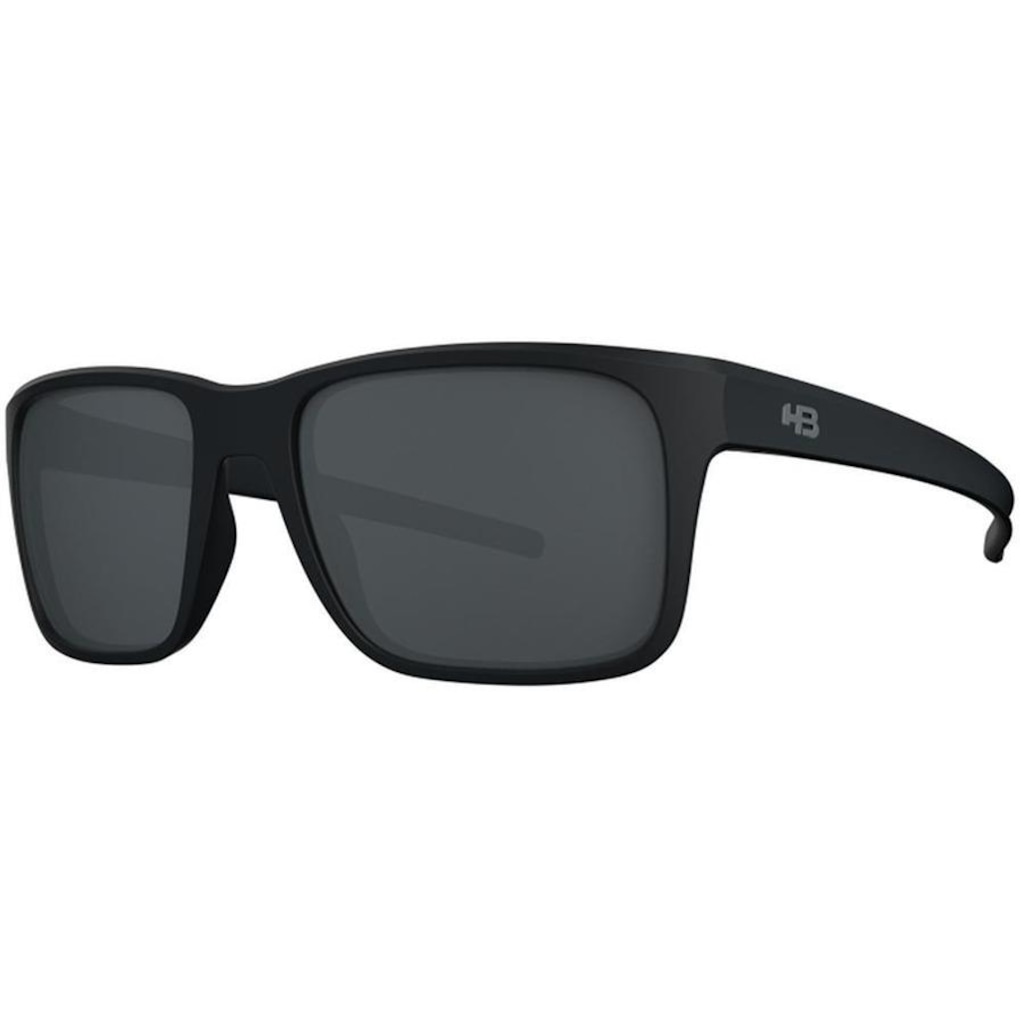Óculos de Sol Unissex HB H-Bomb 2.0 Matte Black Polarized Gray