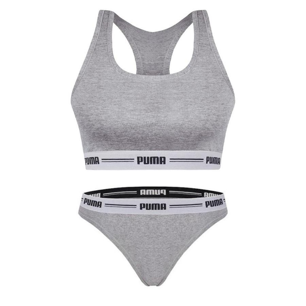 Kit Top Puma Nadador + Calcinha Biquíni - Feminino