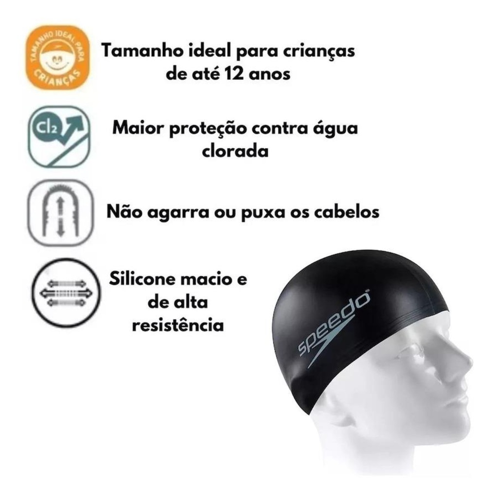 Imagem 4 do produto Touca de Natação Speedo Junior Swim Cap