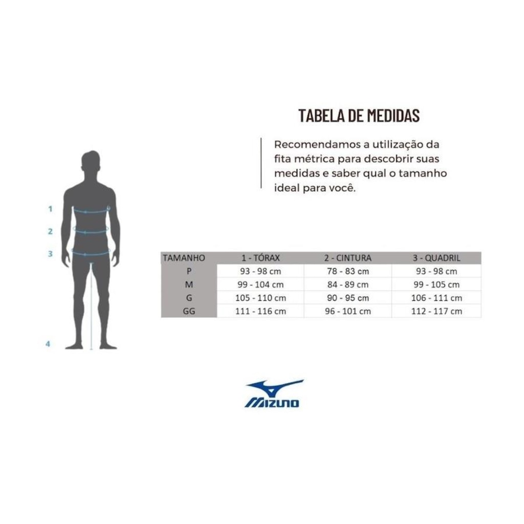 Imagem 3 do produto Bermuda Mizuno Tennis Master Esportiva - Masculina