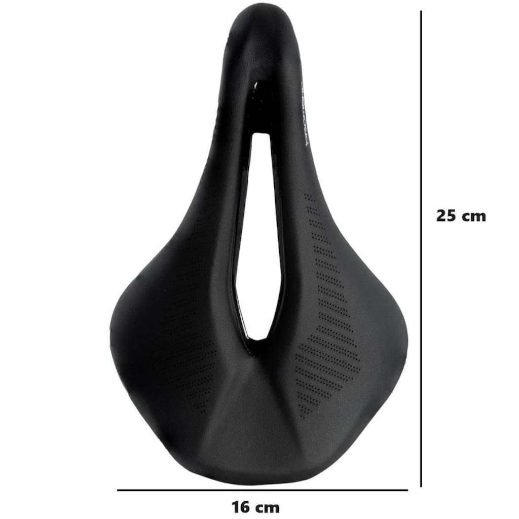 Imagem 2 do produto Selim Bicicleta Mtb Vazado Anti Prostático Promend 260 Mm