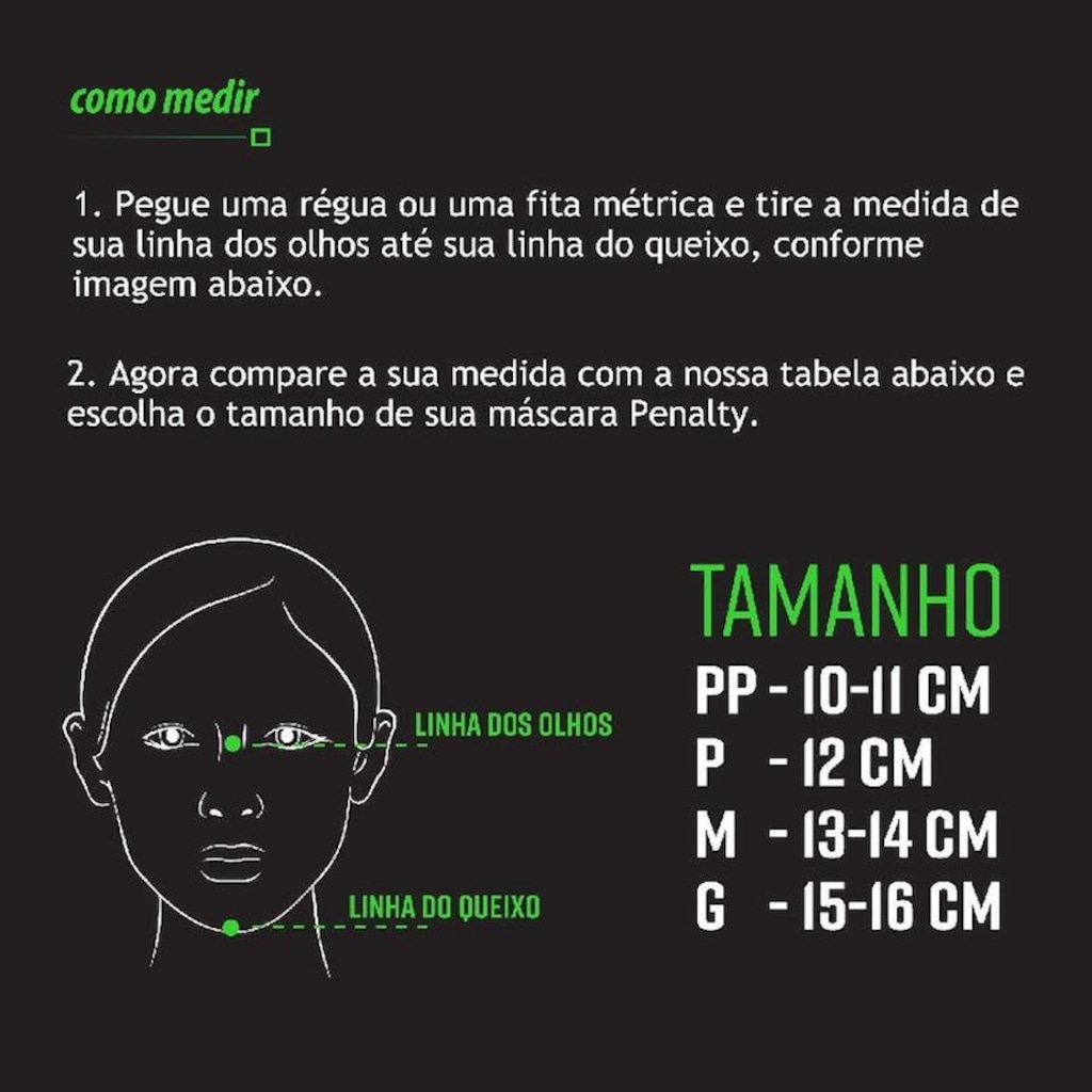 Imagem 2 do produto Máscara Treino Penalty Block - Adulto
