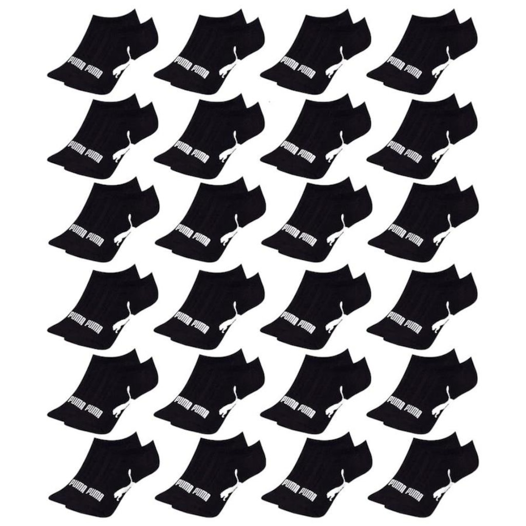 Kit Meia Sapatilha Puma Esportiva - 24 Pares - Feminino