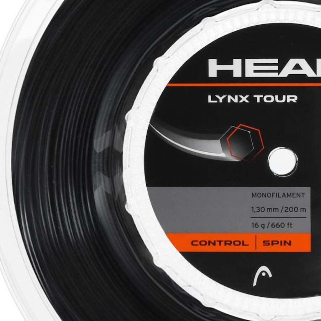 Imagem 2 do produto Corda Head Lynx Tour 16L 1.30mm - Rolo com 200 Metros