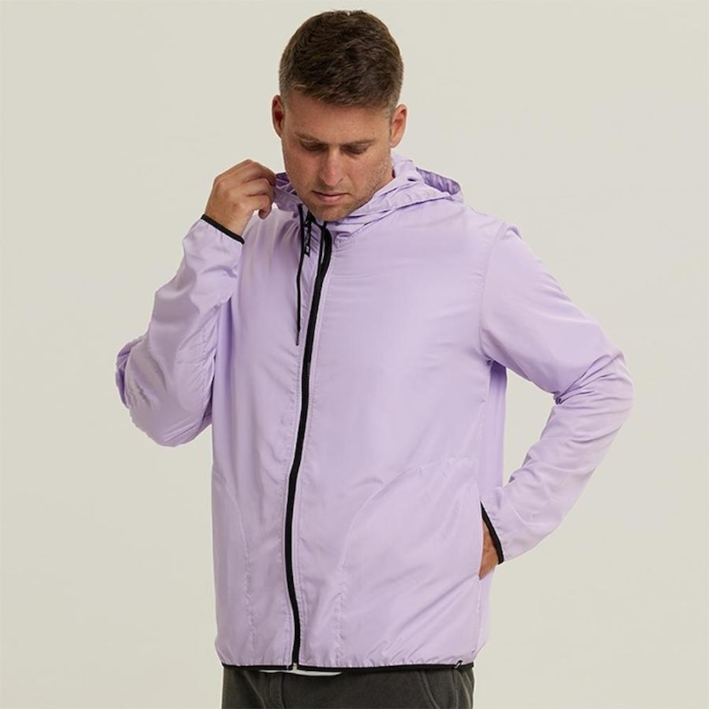 Jaqueta Corta Vento com Capuz Wss Brasil Basic - Masculina