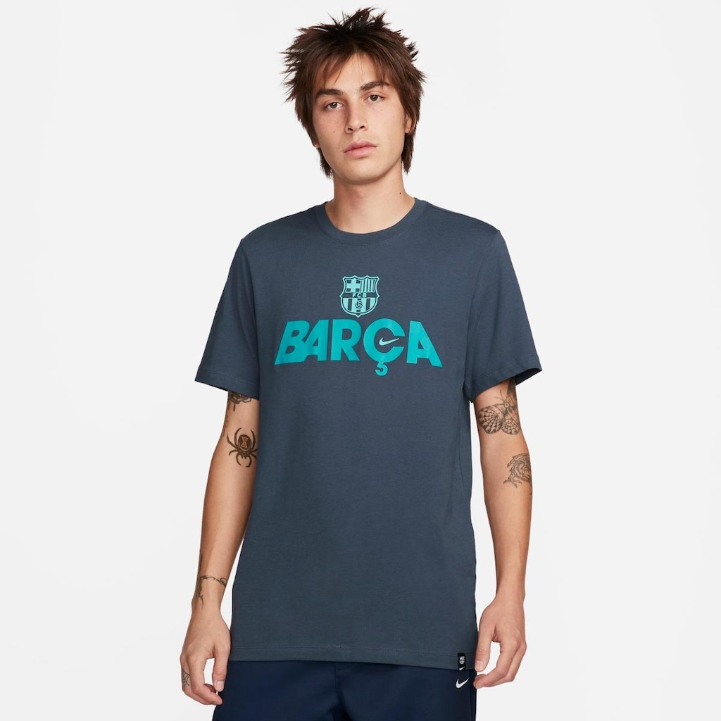 Camiseta Nike Barcelona Mercurial - Masculina - Foto 1