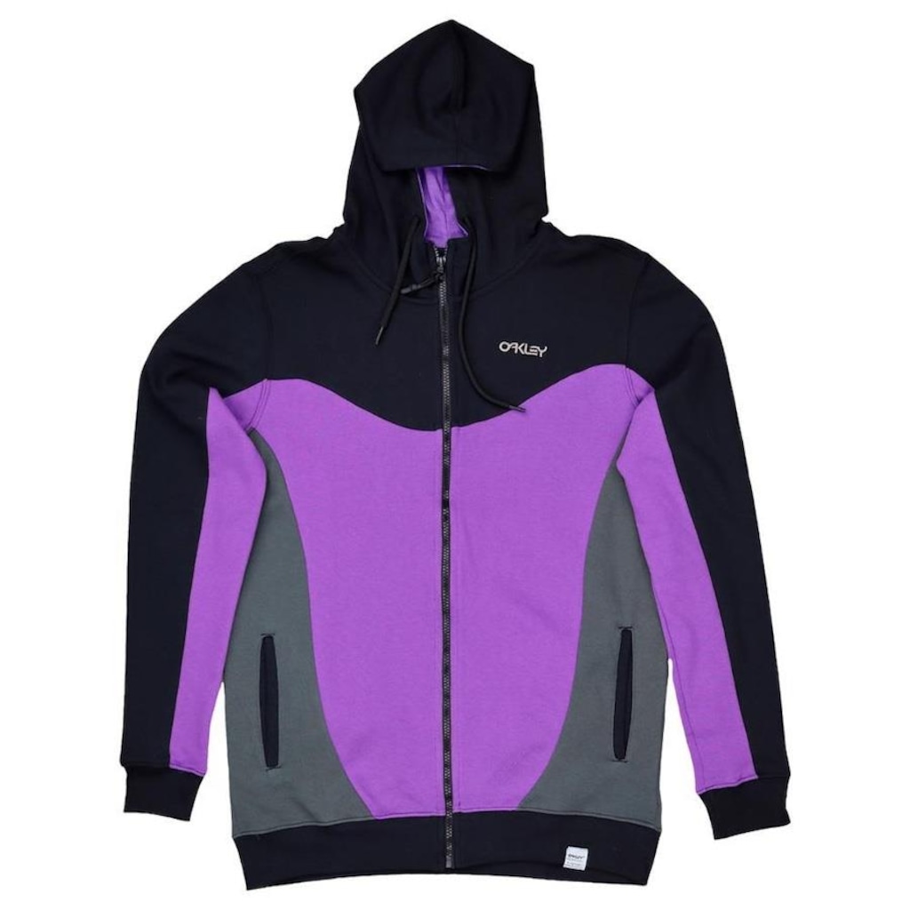 Jaqueta de Moletom com Capuz Oakley Factory Pilot Coleção Arcade Block - Masculina - Foto 1