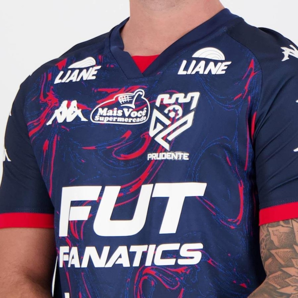 Imagem 3 do produto Camisa do Grêmio Prudente I 2024 Kappa - Masculina