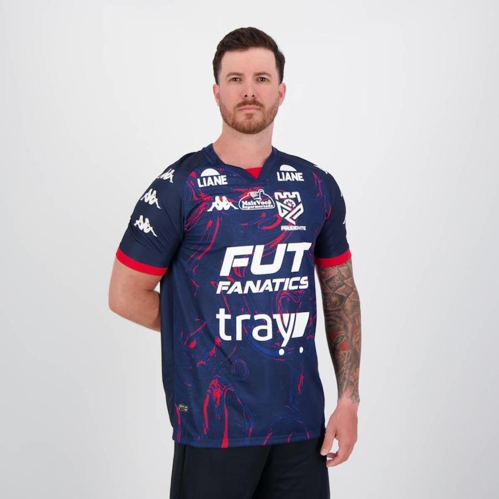 Imagem 4 do produto Camisa do Grêmio Prudente I 2024 Kappa - Masculina