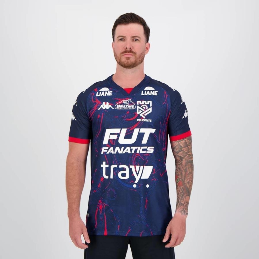 Imagem 5 do produto Camisa do Grêmio Prudente I 2024 Kappa - Masculina