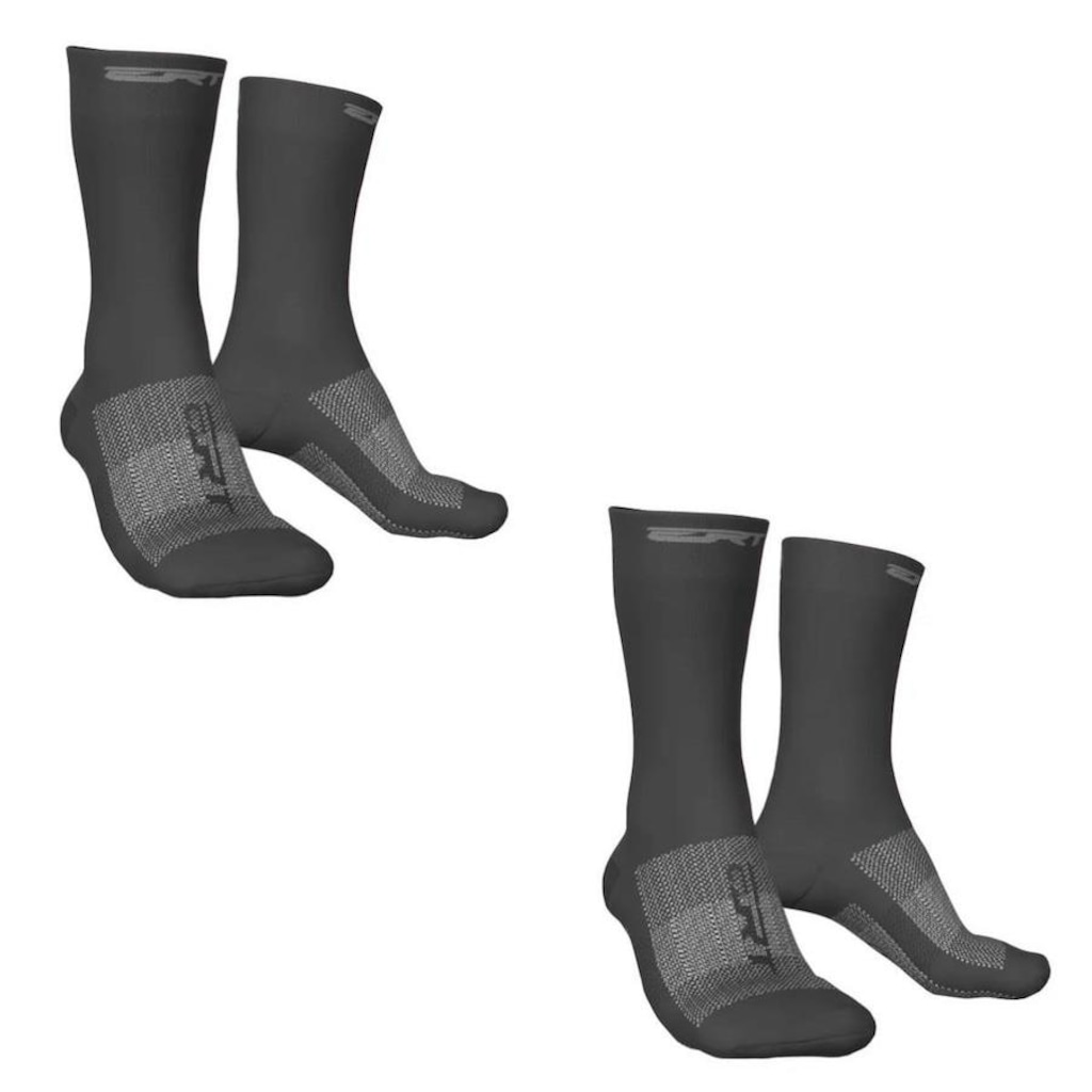 Kit de Meias Cano Médio Ert Esportiva com 2 Pares - Adulto