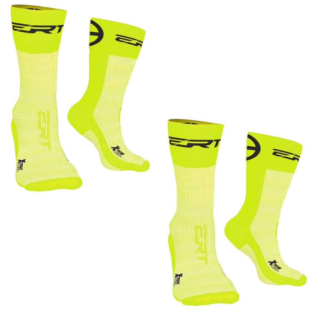 Kit de Meias Cano Médio Ert Esportiva com 2 Pares - Adulto