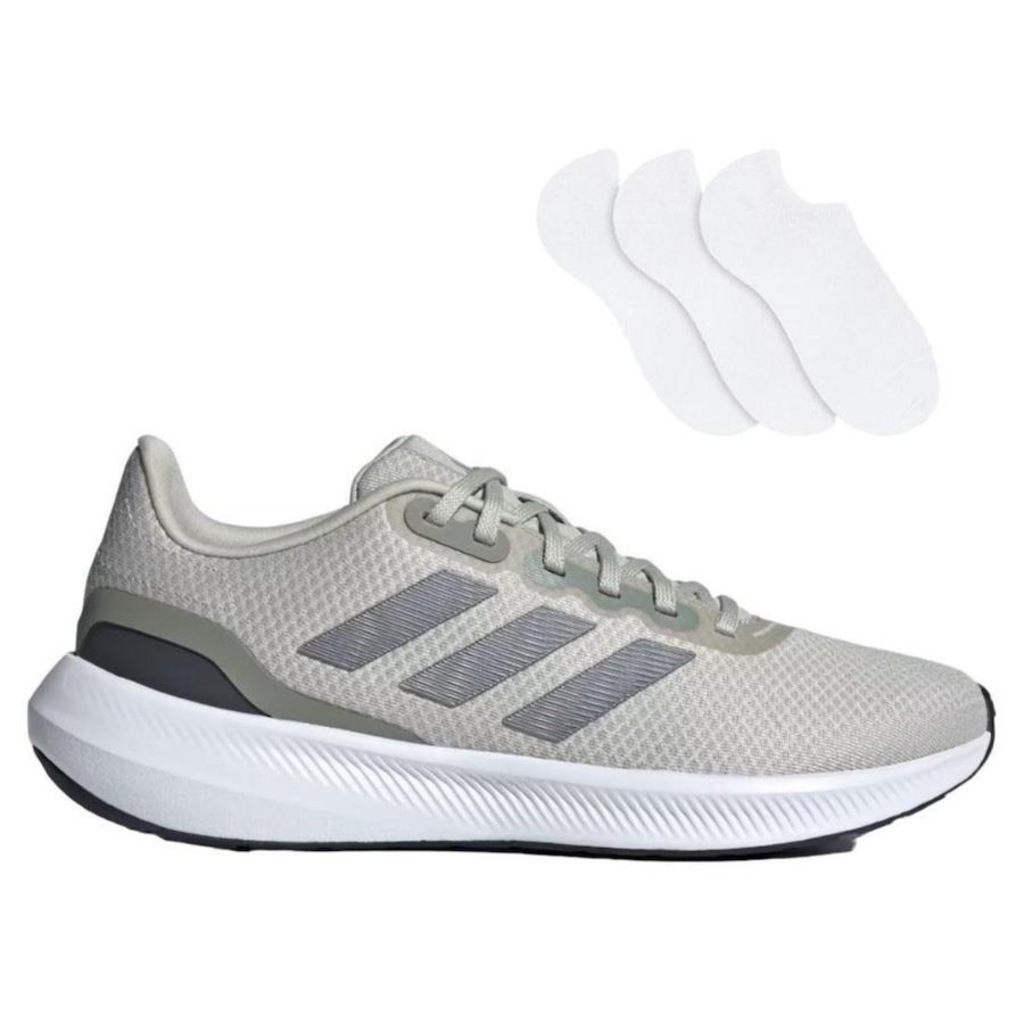 Tênis adidas Runfalcon 3.0 - Masculino + 3 Pares de Meias - Foto 1