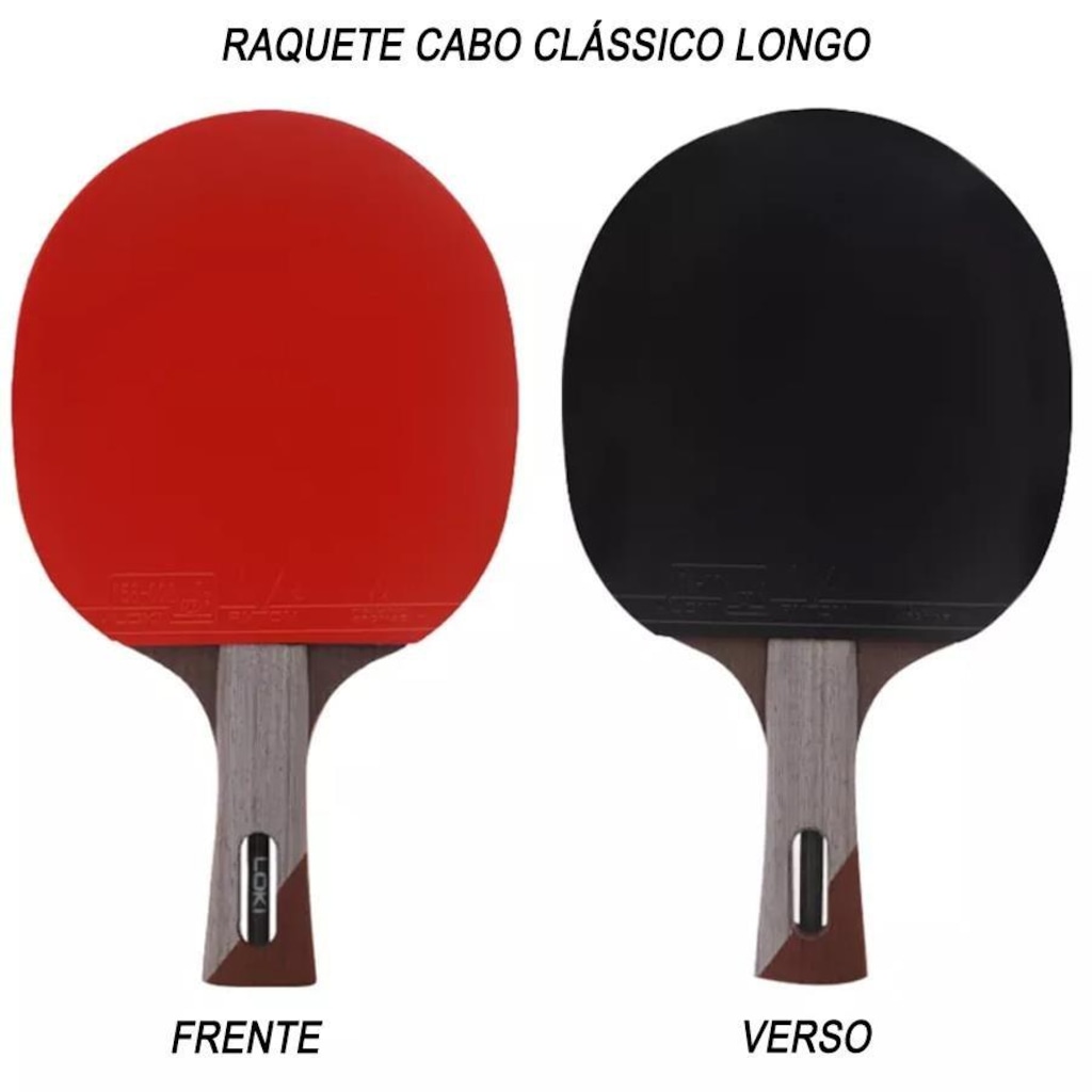 Imagem 2 do produto Raquete de Tênis de Mesa Loki Rxton 5.0 Star Carbon