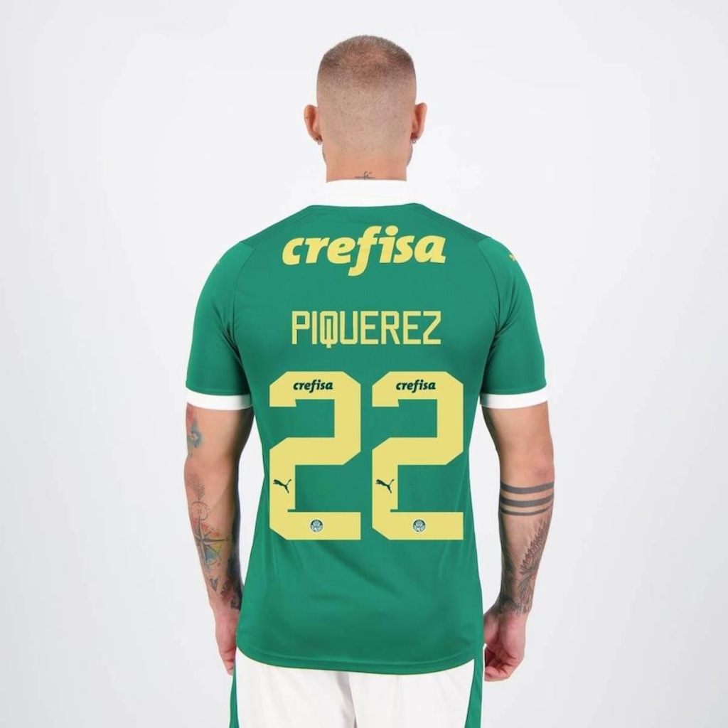 Camisa 1 do Palmeiras 2024 22 Piquerez Puma - Masculina
