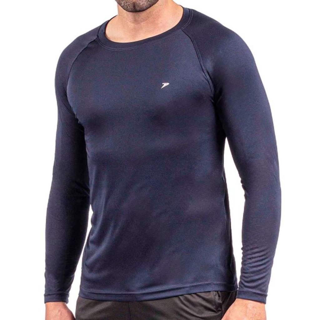 Imagem 2 do produto Camiseta Manga Longa Poker Fator de Proteção Uv 50+ - Masculina