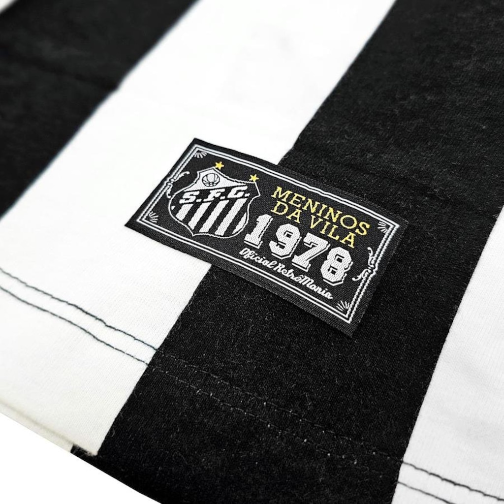 Imagem 2 do produto Camisa do Santos Retrô 1978 Meninos da Vila Retrômania - Masculina