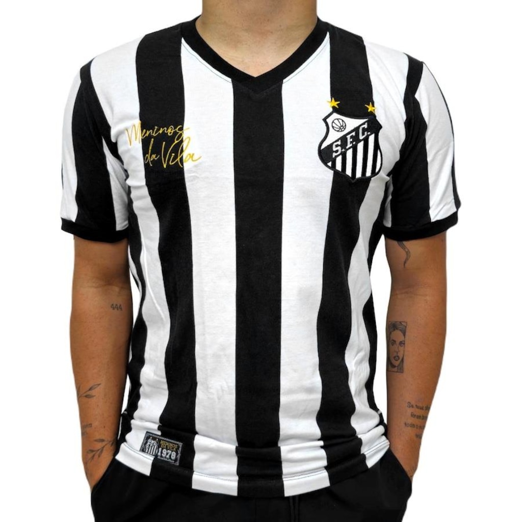 Imagem 3 do produto Camisa do Santos Retrô 1978 Meninos da Vila Retrômania - Masculina