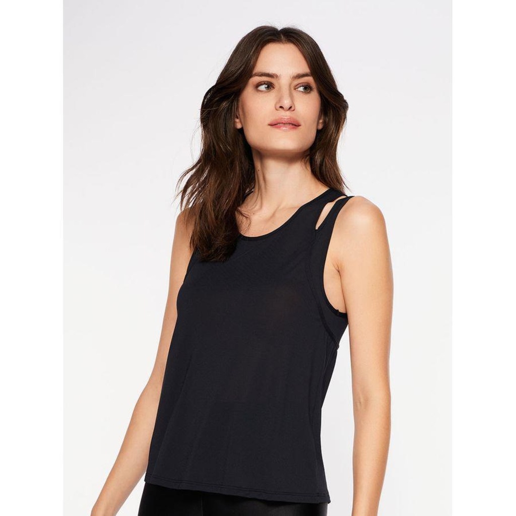 Imagem 3 do produto Camiseta Regata Bodyforsure Alças Sobrepostas Essentials - Feminina