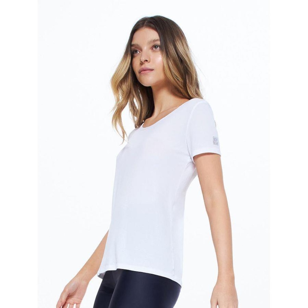 Imagem 4 do produto Camiseta com Detalhe Cruzado Bodyforsure Essentials - Feminina
