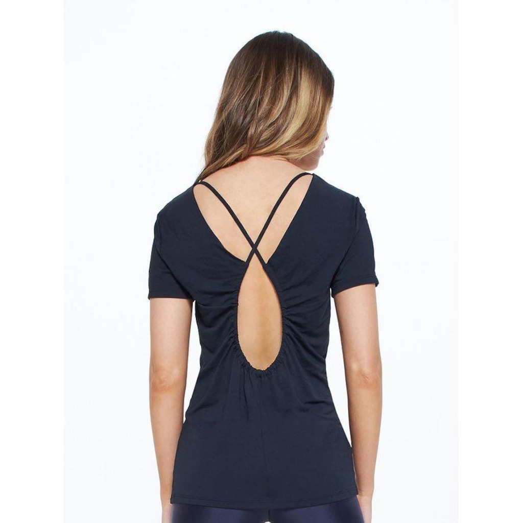 Imagem 3 do produto Camiseta com Detalhe Cruzado Bodyforsure Essentials - Feminina