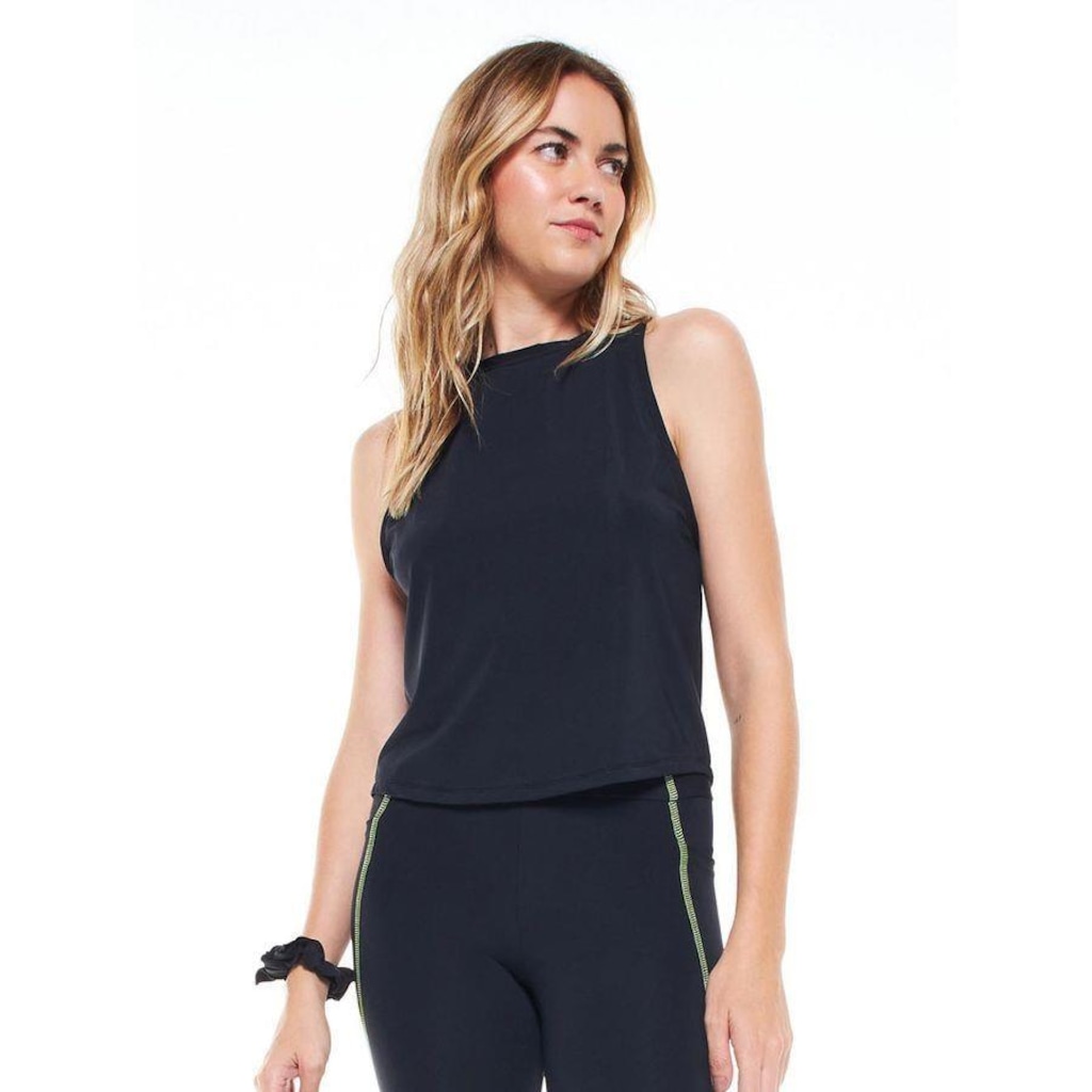 Imagem 2 do produto Camiseta Regata Cropped Bodyforsure Step - Feminina