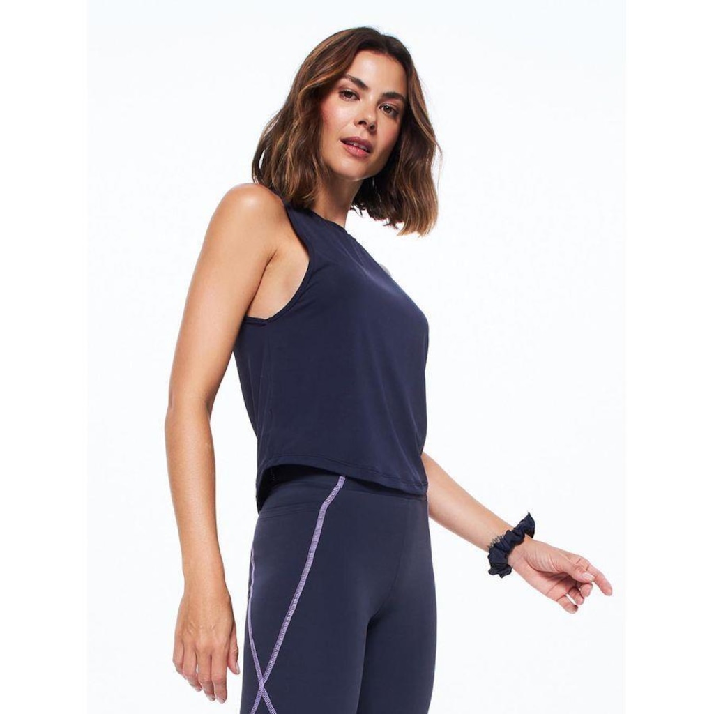 Imagem 4 do produto Camiseta Regata Cropped Bodyforsure Step - Feminina