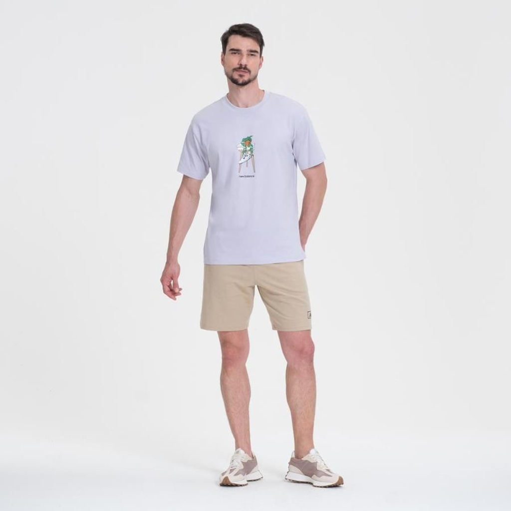 Imagem 3 do produto Camiseta New Balance Qt 550 Houseplant - Masculina